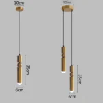 Nordic Led Chandelier Spotlight Pendant Lights Bedside Bedroom Reading Light Home Decor Pendant Lamp For Dining Room Kitchen