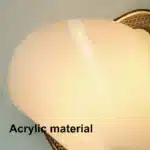 Retro Wall Lamp LED Living Room Background Wall Aisle Stair Lamp Bedroom Bedside Lamp – top view