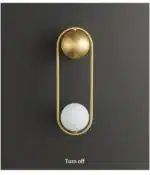 Tinlaibor Minimalist Wall Lamp Modern Designer Creative Study Living Room Bedroom Background CE Wall Light Bedhead