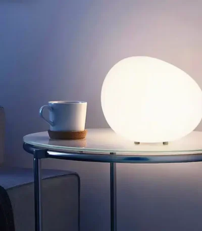New Pebble LED night light, simple and warm desktop decorative lamp, romantic desk bedside table lamp, gift for boys and