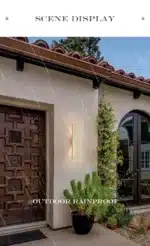 Outdoor Waterproof Wall Lamps Strip Natural stone Wall Lights LED Wall Lamp Bedroom Exterior Outdoor Lighting 110V 220V