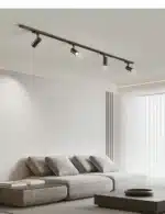 Kitchen Led Pendant Dining Room Chandeliers Lights Hallway Linear Magnetic Track Light DIY Dining Table Bar Table Lamp