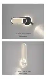 Modern LED Wall Lamp for Living Room Bedroom Bedside Study Room Stair Aisle Minimalist Creative Wall Sconce Home Decor Luster