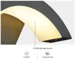 Motion Sensor Outdoor Light LED Exterior Motion Porch Light Modern Outdoor Wall lamp IP65 Waterproof 3000K for House Garage