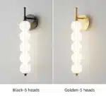Nordic Bedhead Wall Lamp for Bedroom Corridor Minimalist Glass Wall Light Living Room Background Home Decoration Indoor