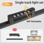 Led Track Light Ceiling Light 110V 220V Rail Lighting Lights 10W/20W Spotes to Ceiling Lighting for Home Kitchen Bedroom