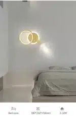 Modern LED Wall Lamp for Living Room Bedroom Bedside Study Room Stair Aisle Minimalist Creative Wall Sconce Home Decor Luster