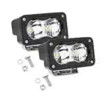 Waterproof 3 inch Square Car LED Work Light Spotlight 12V 24V 6000K DRL For Motorcycle Truck Off-road SUV ATV Headlight