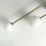 ASANZUO Glass Ball Lampshade Wall Lamp Gold Home Decor Living Room Bedroom Wall sconce Glass Lighting Luminaire – top view