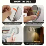 1Pc Wireless LED Spotlight, USB - charge, 2000mAh battery, touch - control 3 - color, for indoor decor (plant/pic/art),