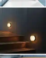 Amber Jelly Sleek LED Wall Lamp - Nordic Energy-efficient Smokey Grey Acrylic Sconce for Corridor Entryway Study – styled in