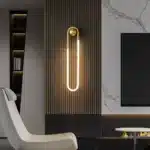 Tinlaibor Minimalist Wall Lamp Modern Designer Creative Study Living Room Bedroom Background CE Wall Light Bedhead – top view