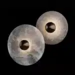 Bedroom Bedside Round Marble Wall Lamp Living Room Sofa Background Dector Hotel Corridor Entrance Cloakroom Led Lighting
