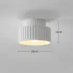 Nordic Surface Mounting Ceiling Light Resin Lamp For Bedroom Hallway Living Room