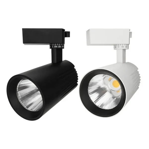 Led Track Light 110-220V Lamp 40W COB Anti dizziness Spotlight Rail Lighting Fixture for Decor Clothing Store Shopping mall