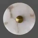 Bedroom Bedside Round Marble Wall Lamp Living Room Sofa Background Dector Hotel Corridor Entrance Cloakroom Led Lighting