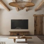 Kasa Handwoven Bamboo Pendant Light - Japanese Straw Hat Ceiling Light for Dining Room, Kitchen Island and Living Room