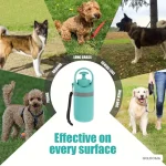 Goldoma Trail Dog Poop Scooper with built-in bag dispenser in use